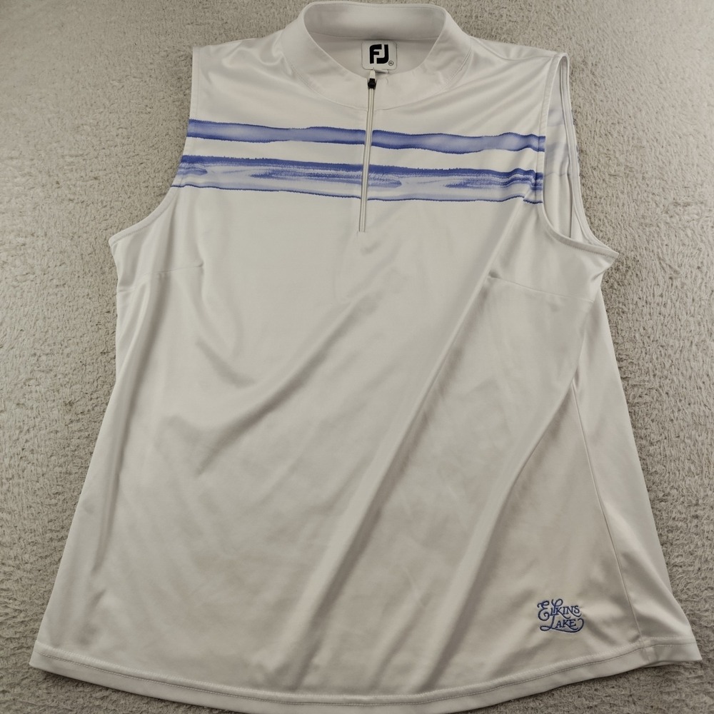FootJoy Women's Sleeveless Watercolor Block Polo Size XL